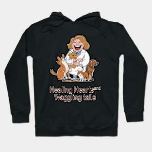 healing hurts and waggling tails Hoodie